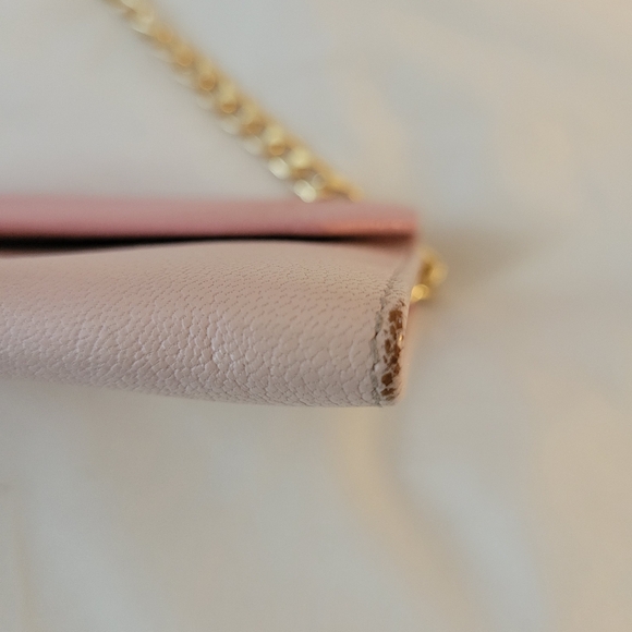 Miu Miu two tone long leather wallet on chain - Picture 3 of 12